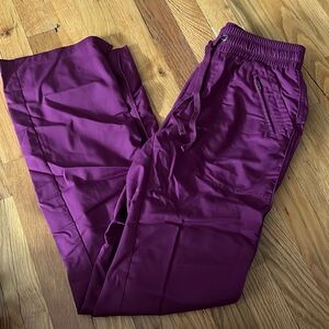 Women’s Scrub Pants, Plum Colored